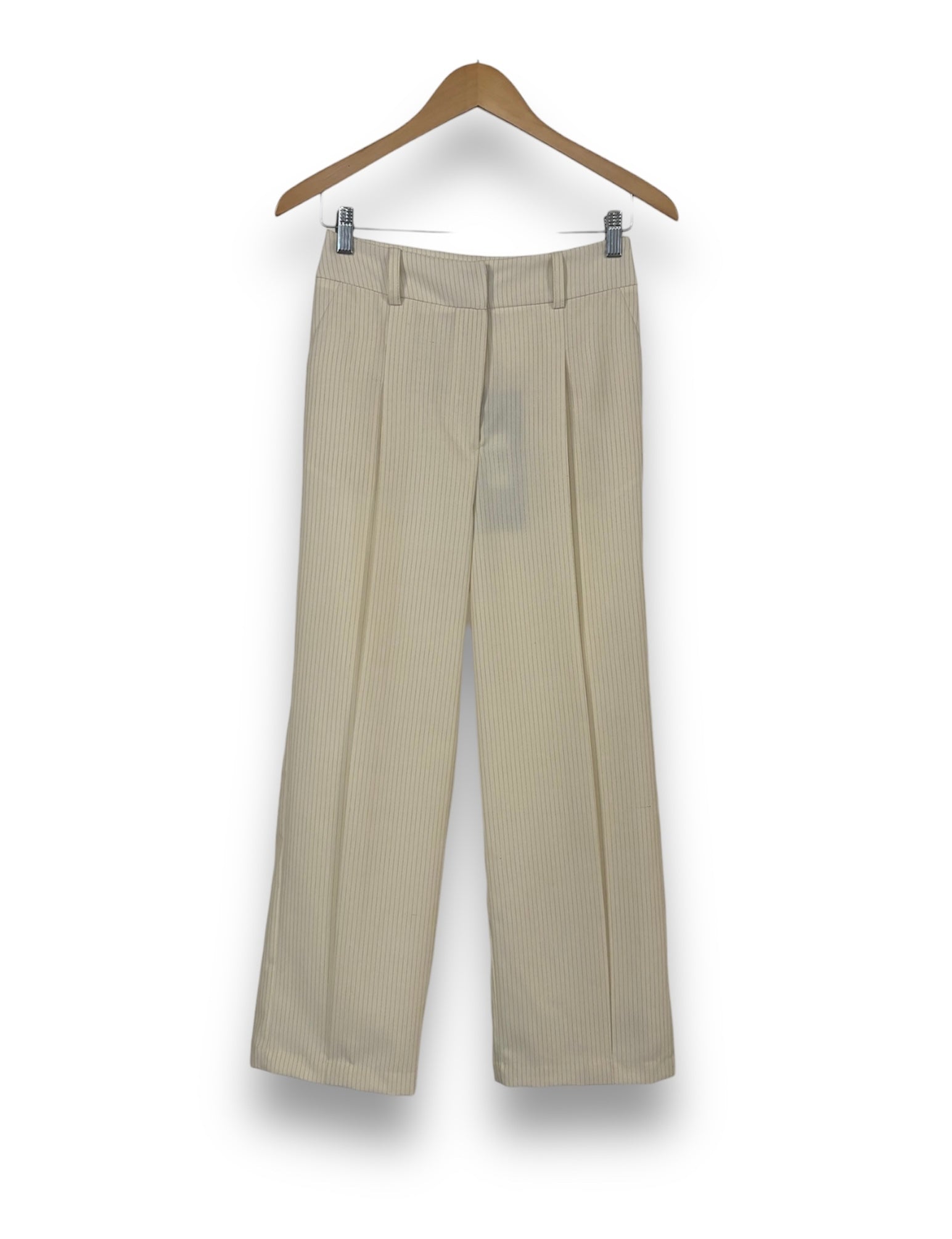 Pant Jael White Black Lines.