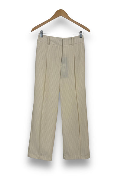 Pant Jael White Black Lines.