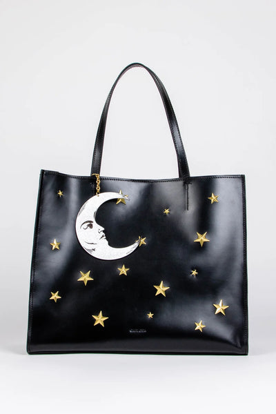 Tote XL Luna y Estrella Black CC467