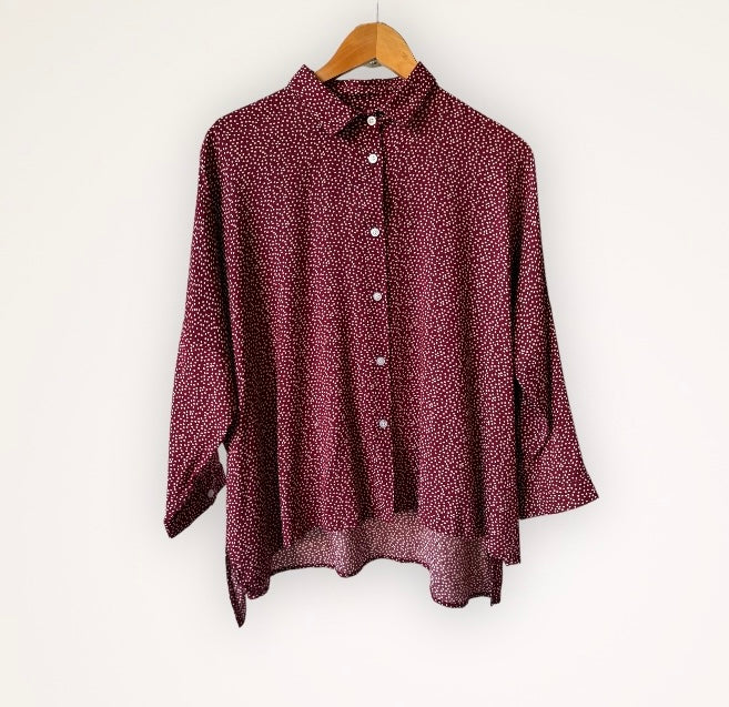 Blouse Jess wine dots