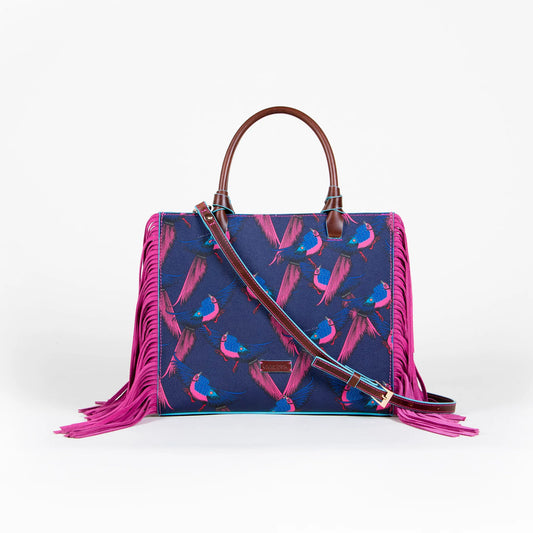 Mini Tote Faisan Print