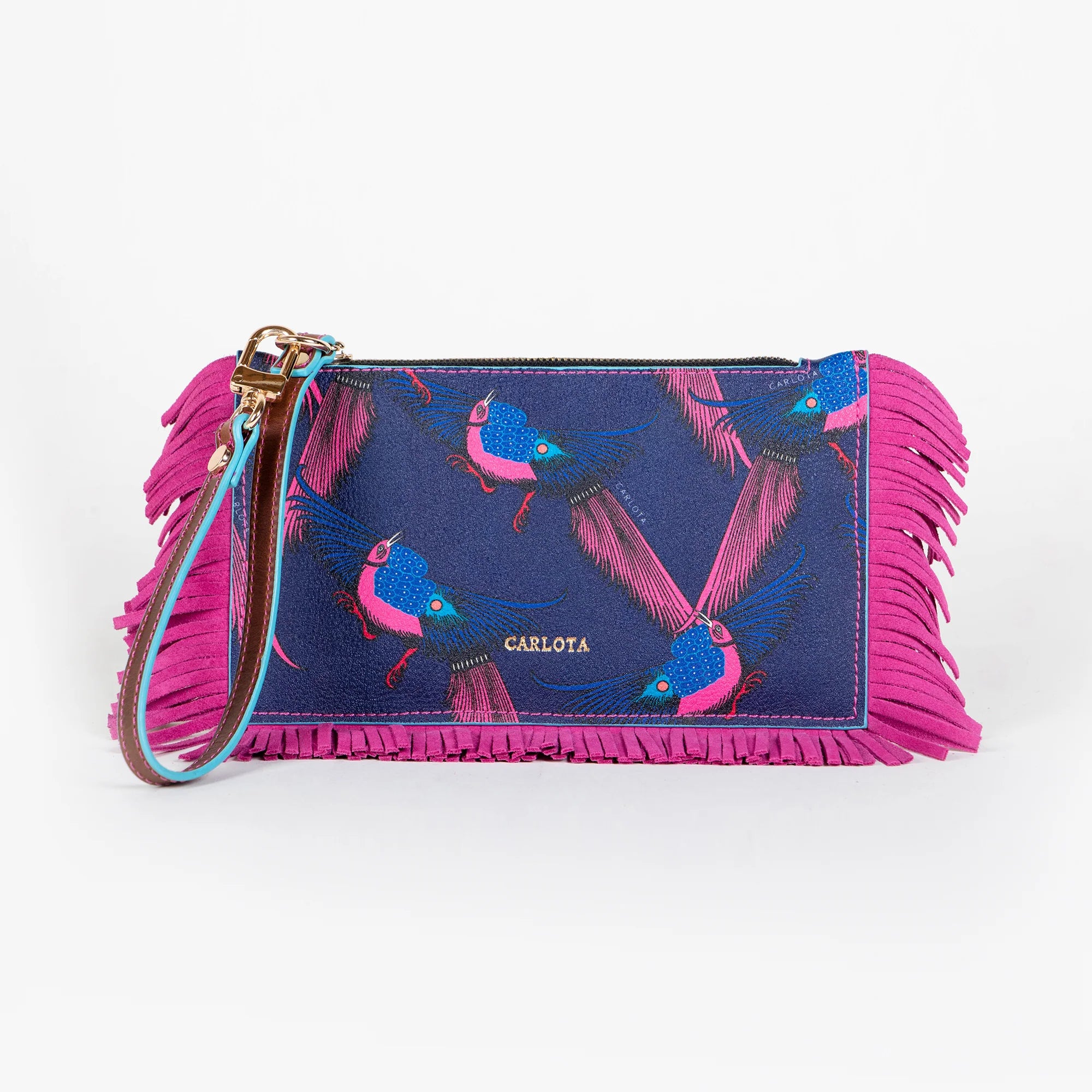 Mini Clutch Faisan Print