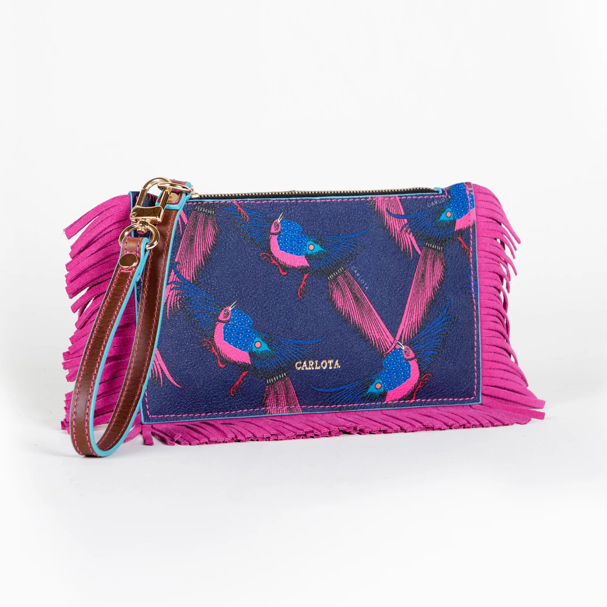 Mini Clutch Faisan Print