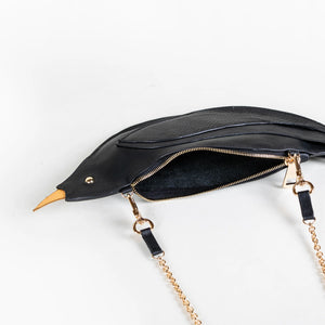 Crossbody Pajarito Black. CC407