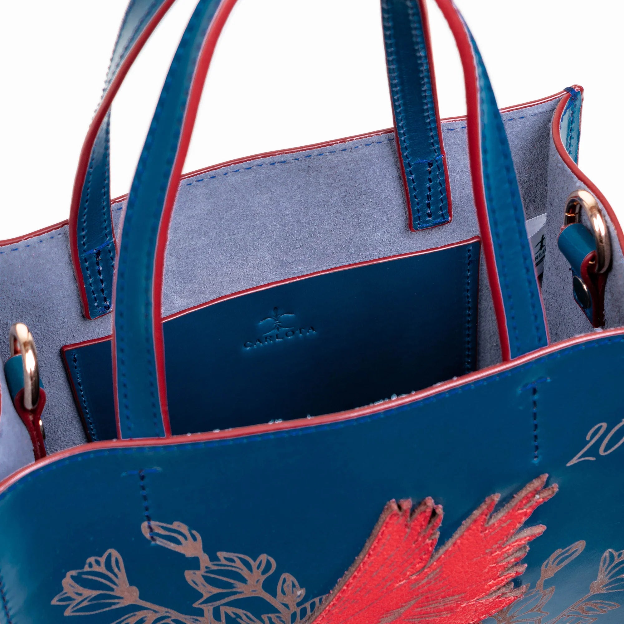 Baby Tote Pajarito Blue