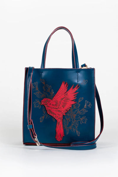 Baby Tote Pajarito Blue