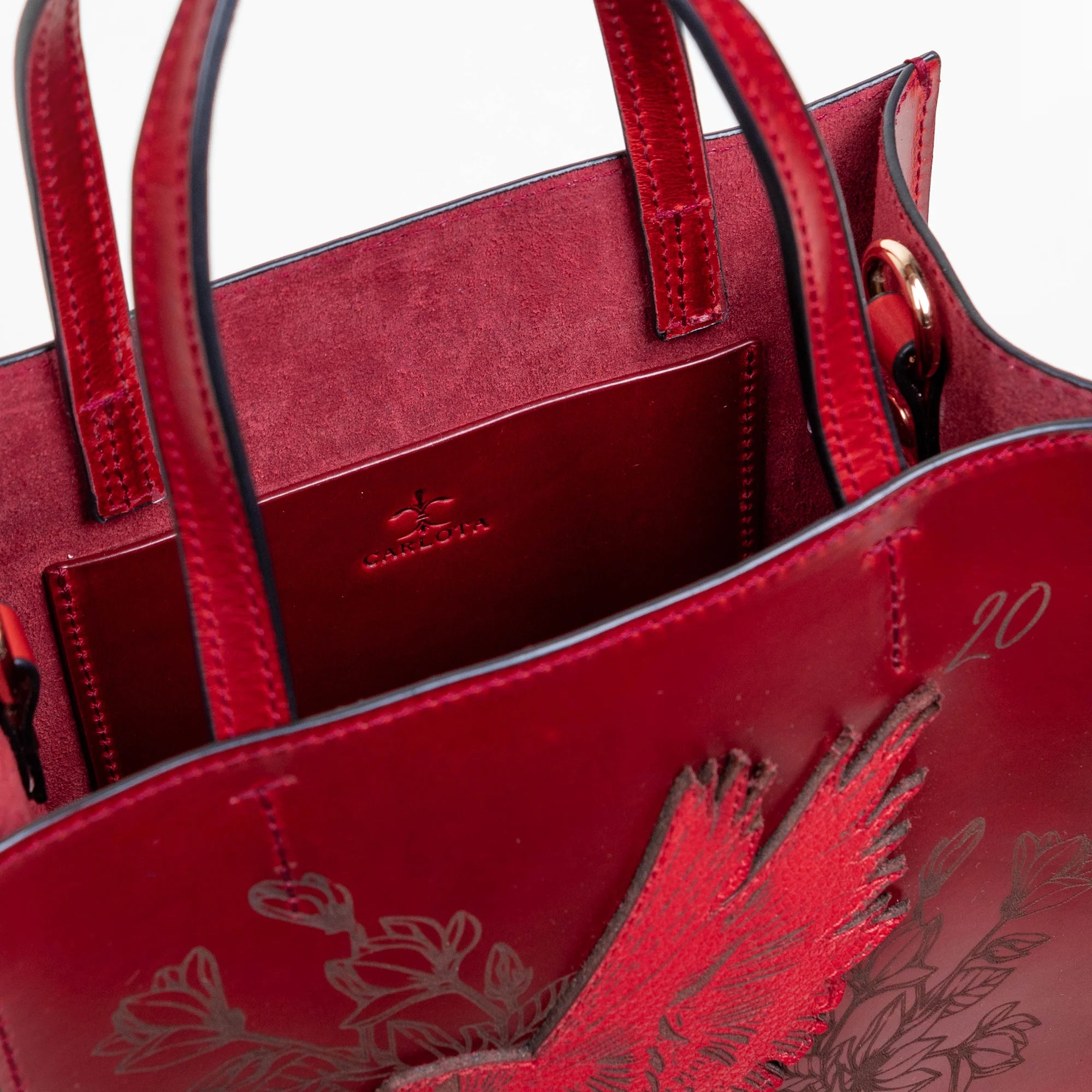 Baby Tote Pajarito Red