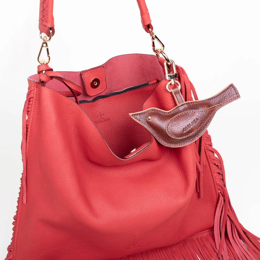 Hobo Pajarito Fringe Red