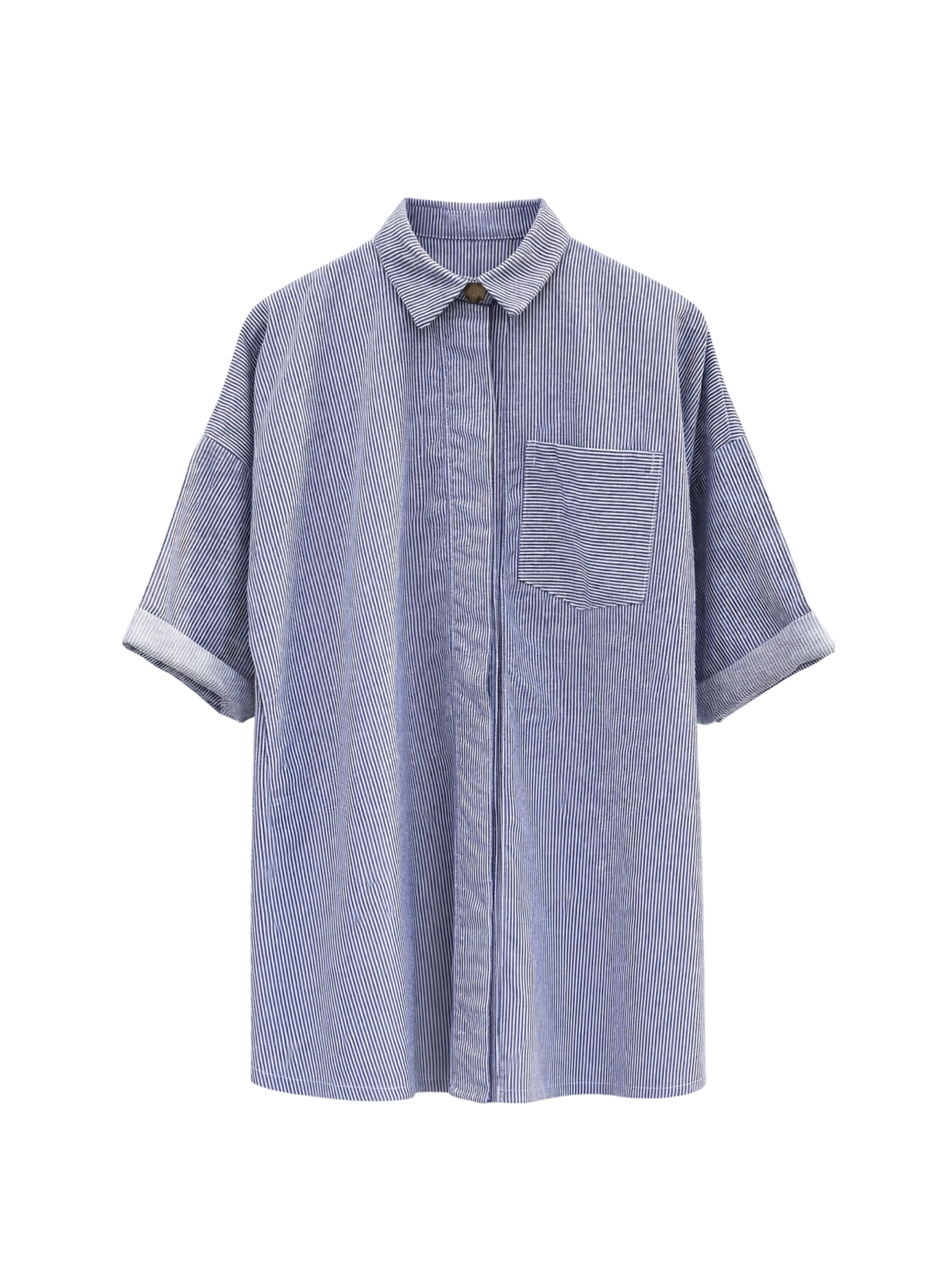 Long Shirt Lirica Denim Lines