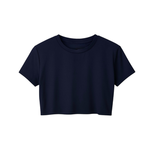 Crop Top Mura Navy Blue