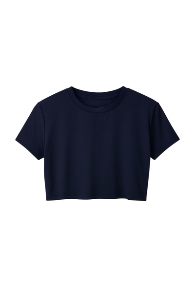 Crop Top Mura Navy Blue