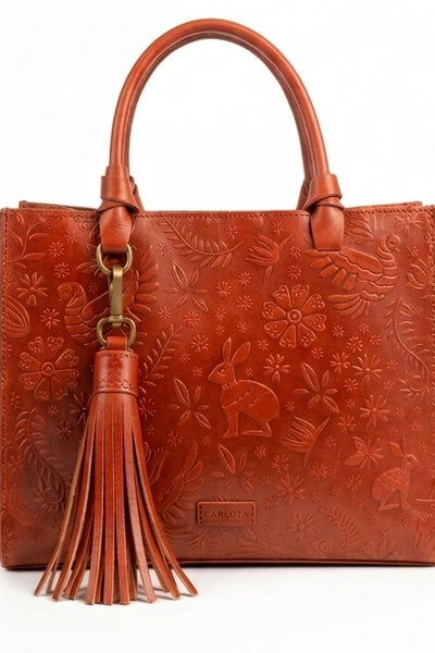 Mini Tote Liebre Orange. CC376