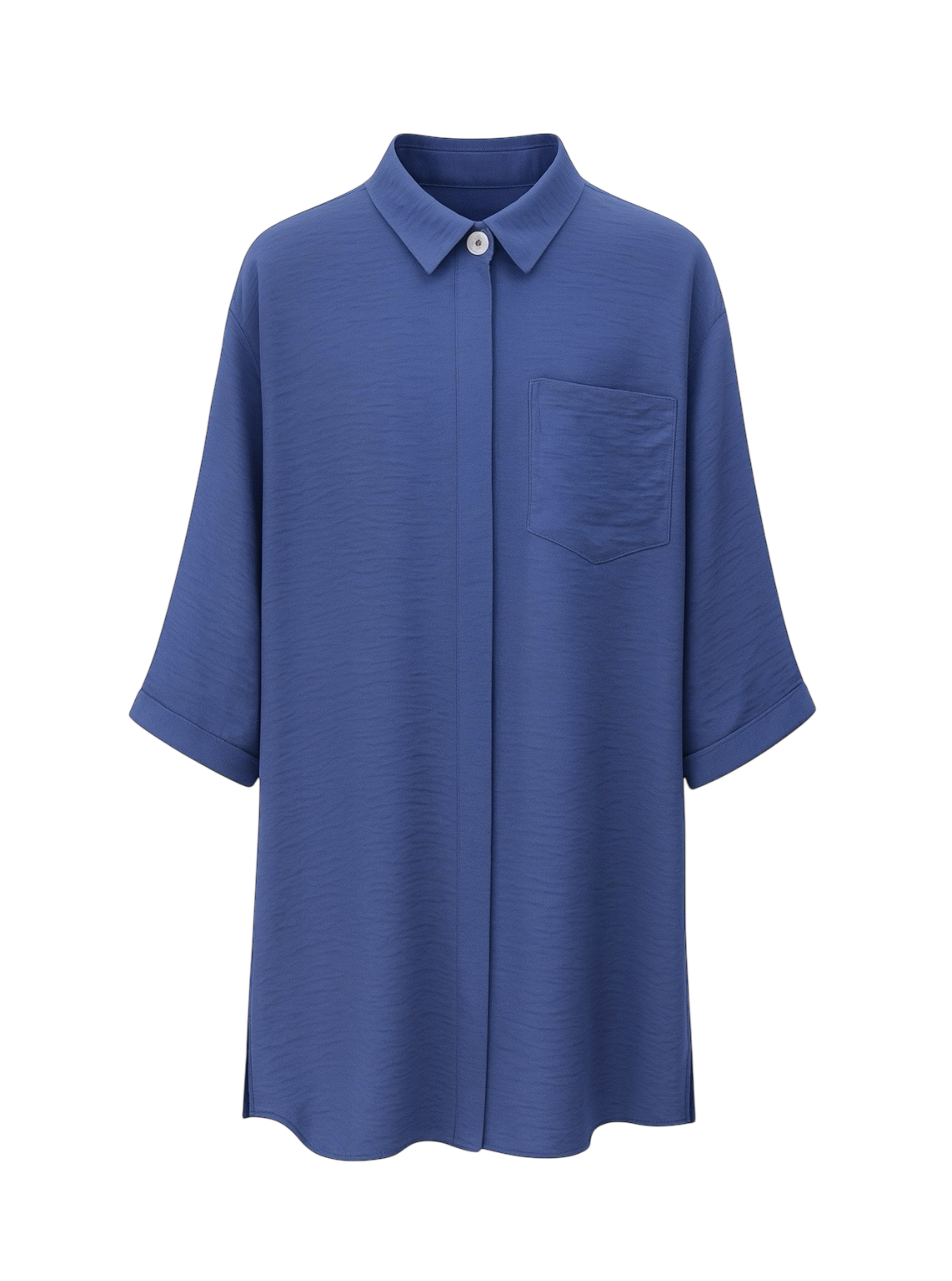 Long Shirt Lirica Steel Blue