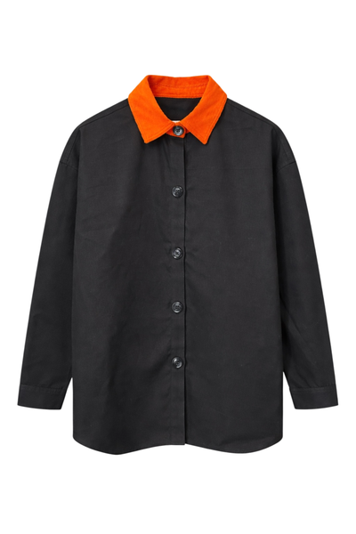 Jacket Gadea Black Corduroy