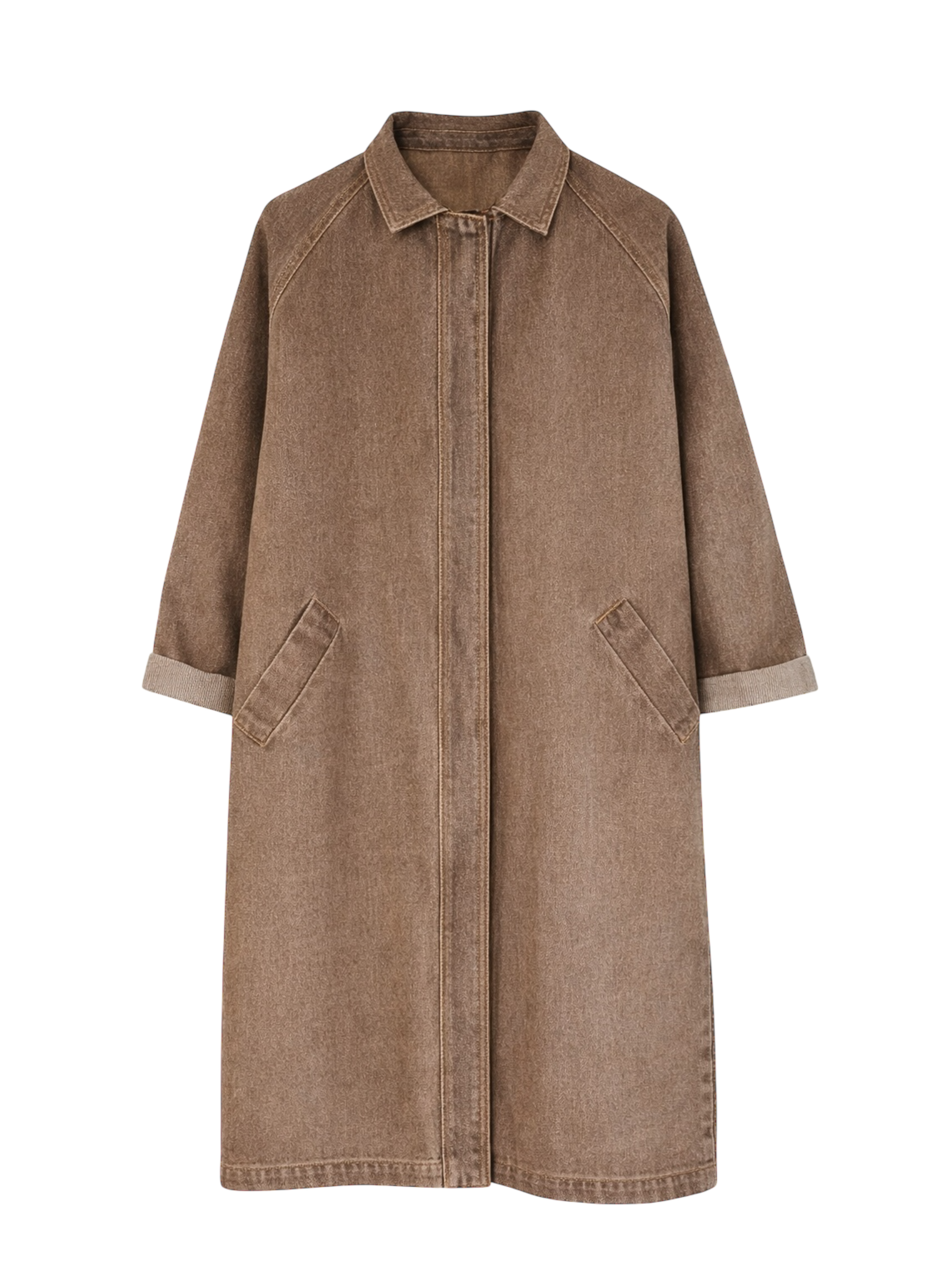 Maxi Coat Olethea Stone Brown