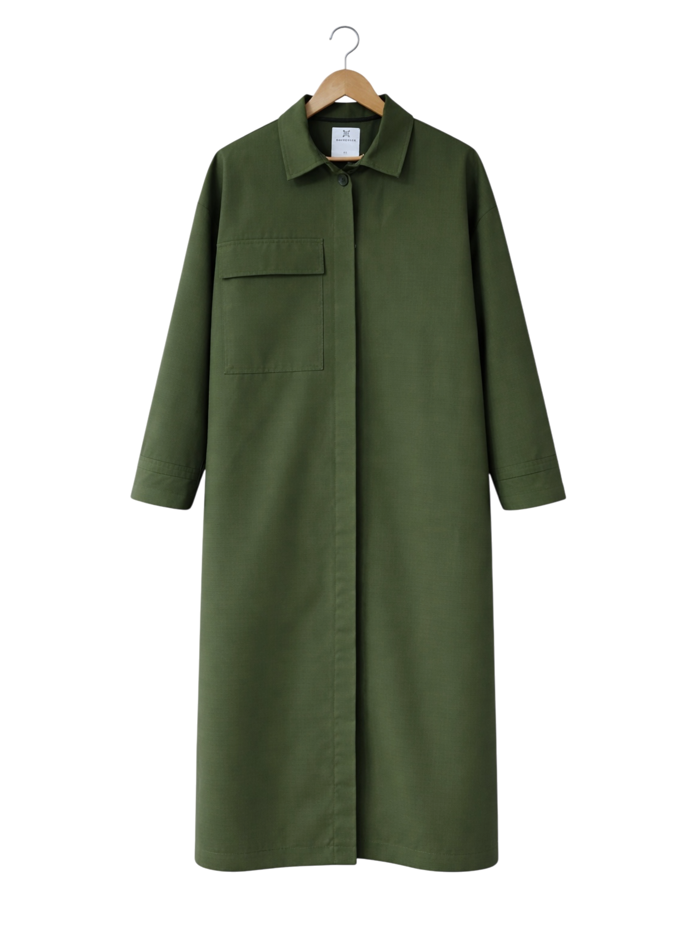Maxi Coat Abby Military Green