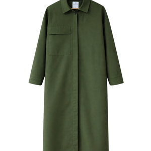 Maxi Coat Abby Military Green