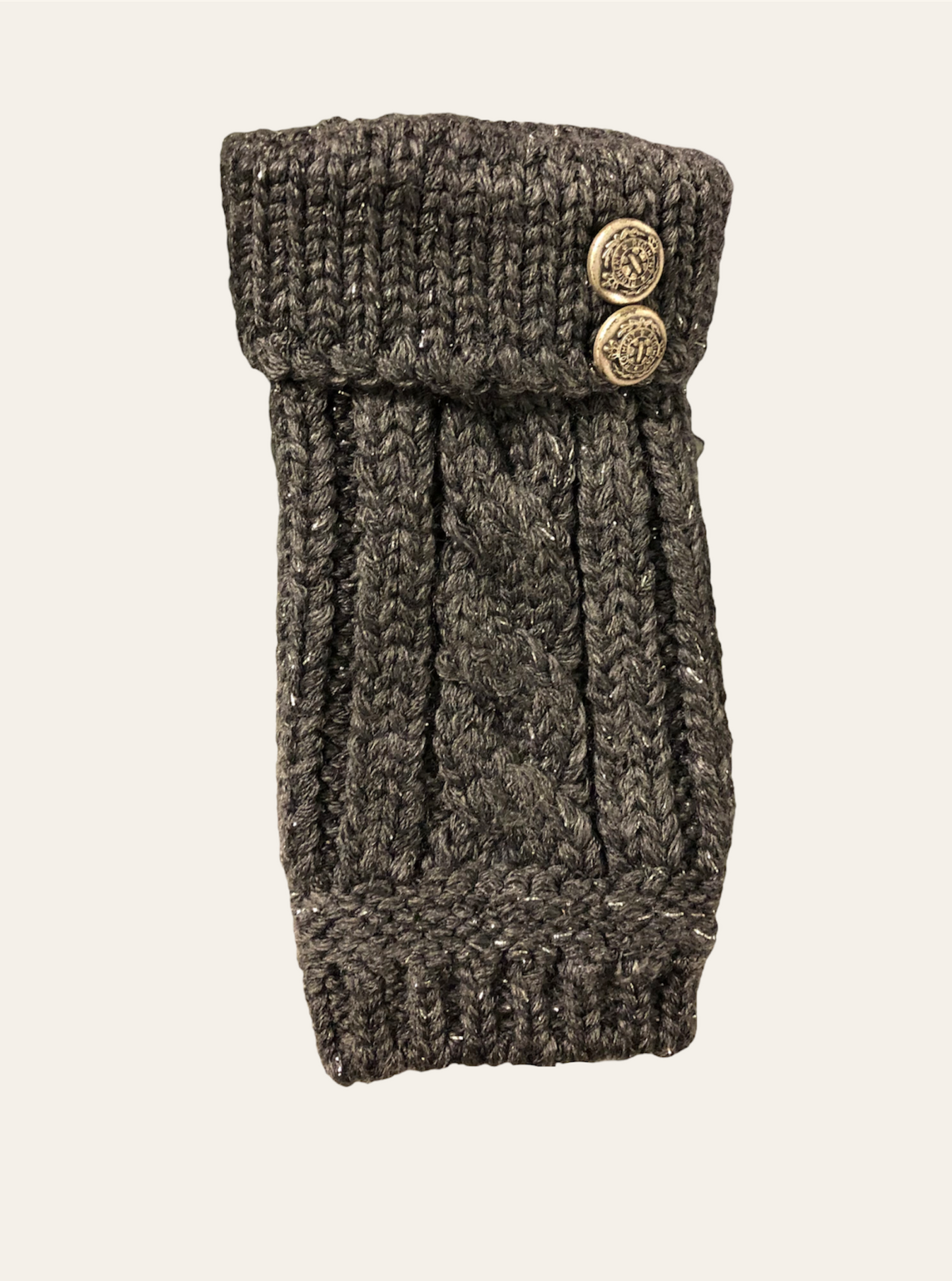 Short fingerless gloves