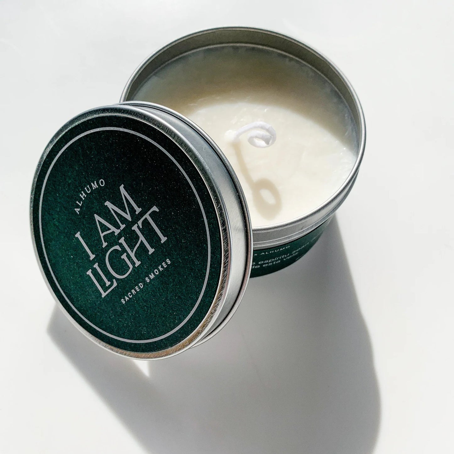 Candle ‘I am light’ - sandalwood & amber