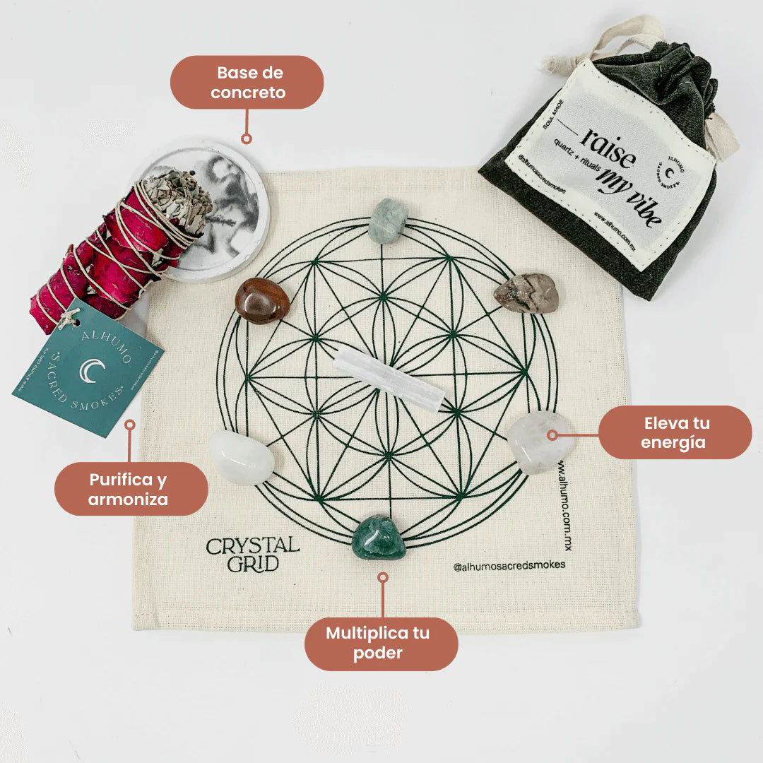 Raise My Vibe - Kit De Cuarzos Para Elevar Tu Energía