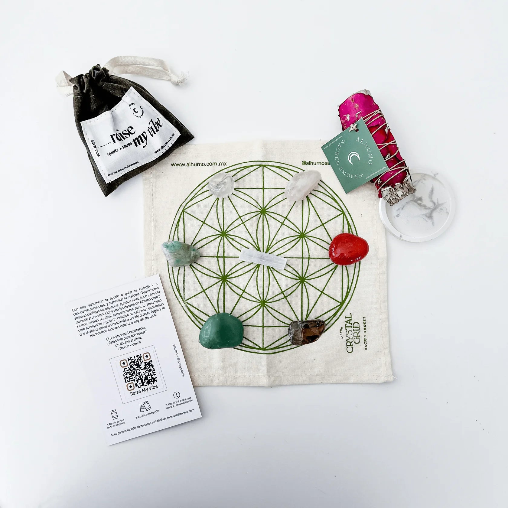 Raise My Vibe - Kit De Cuarzos Para Elevar Tu Energía