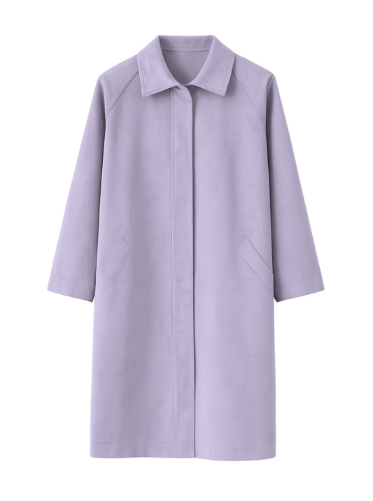 Maxi Coat Olethea Corduroy Lilac