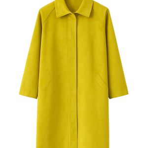 Maxi Coat Olethea Corduroy Yellow