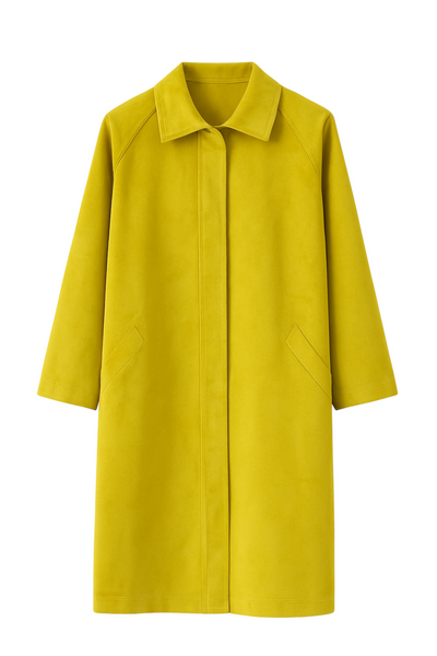 Maxi Coat Olethea Corduroy Yellow