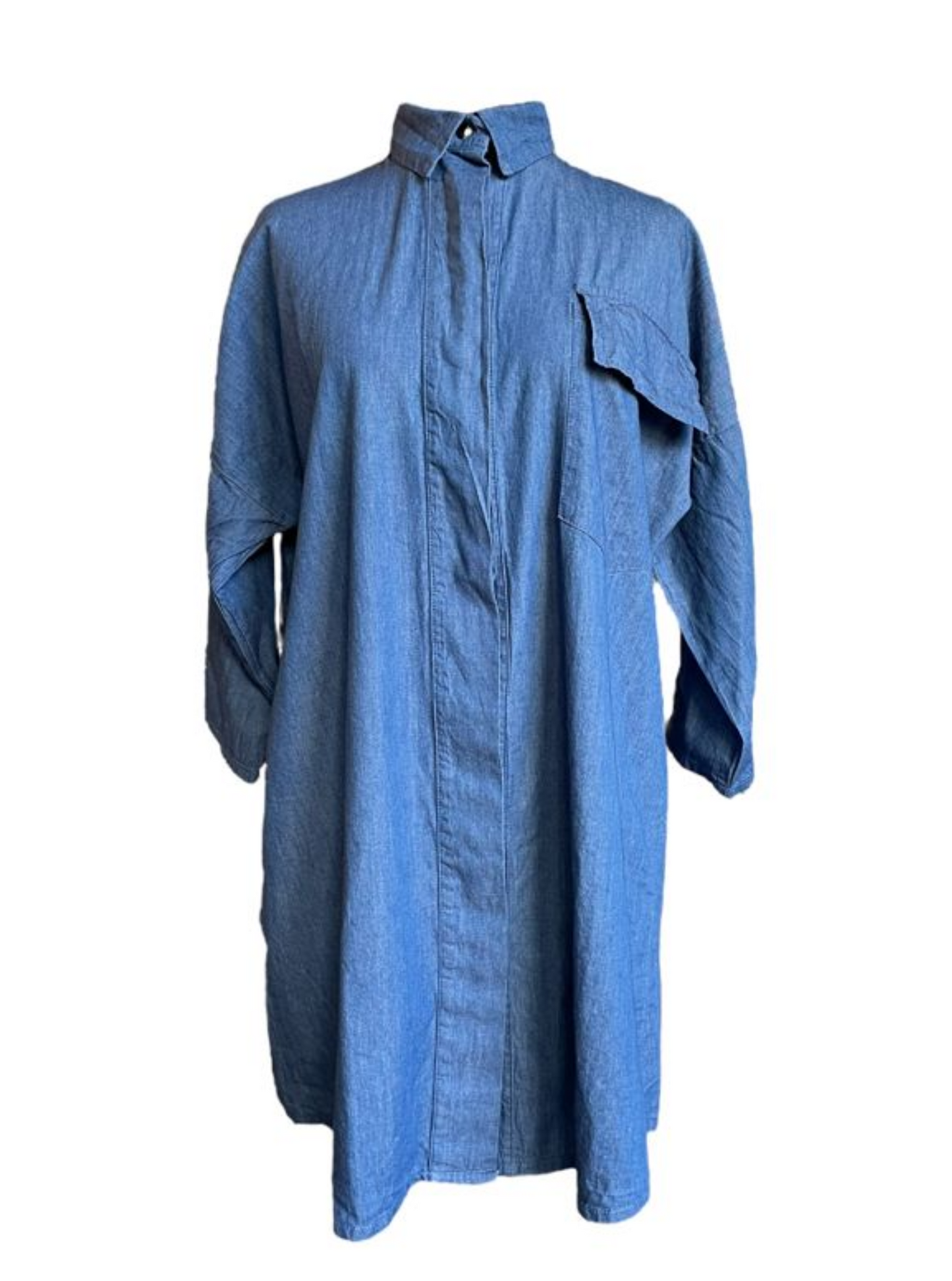 Long shirt Lirica blue denim