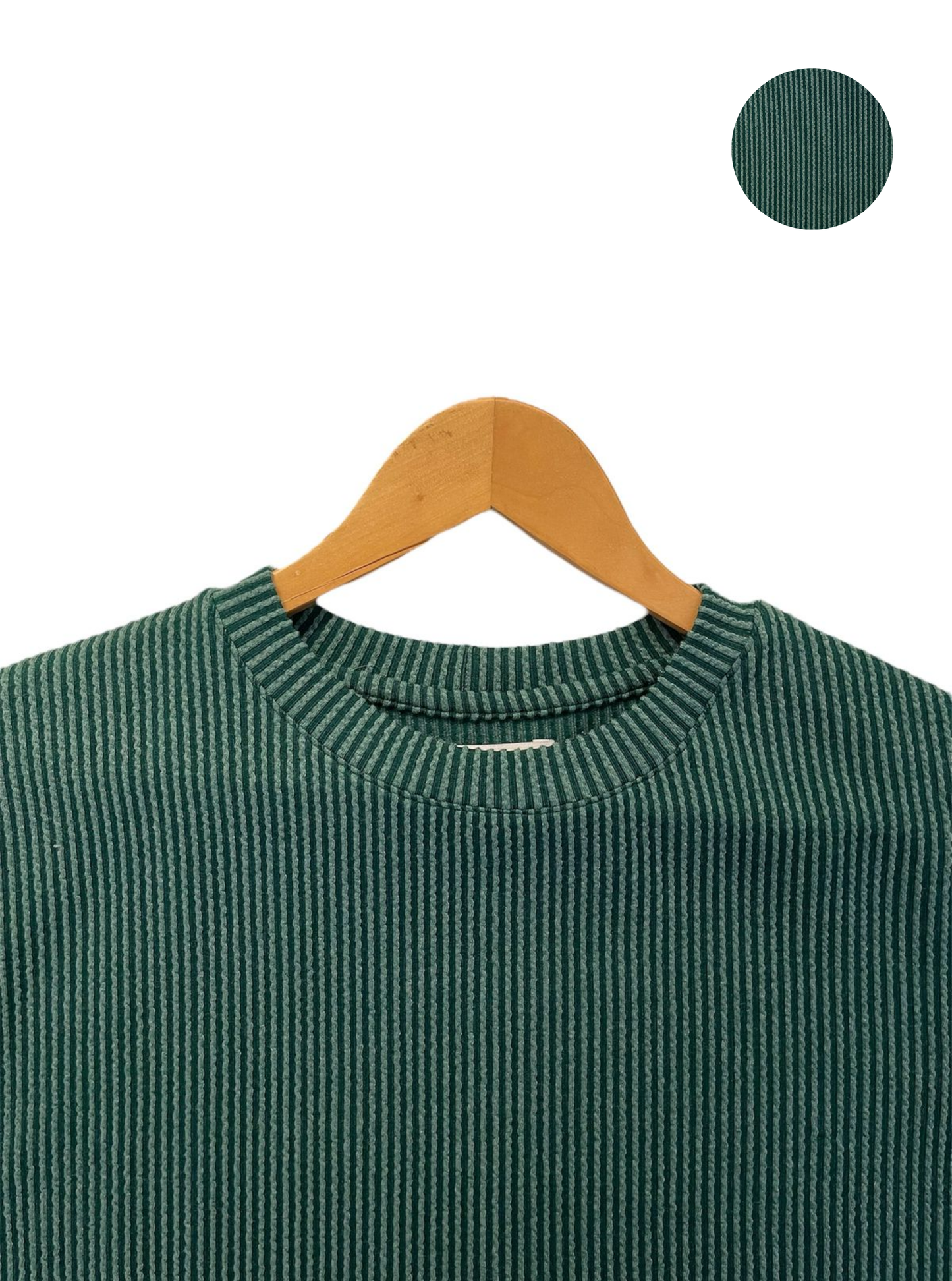 Crop top Mura green