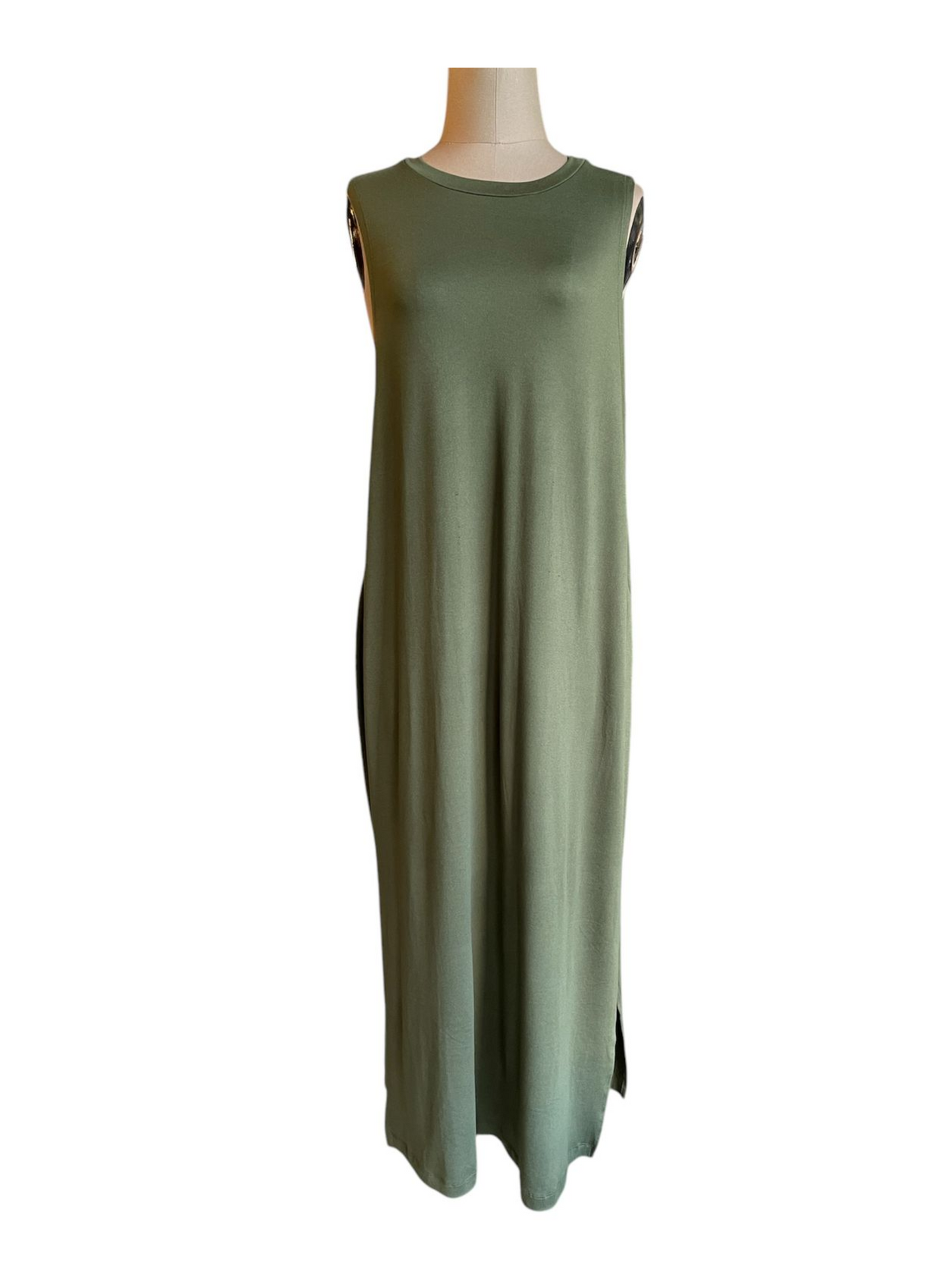 Dress Saula olive