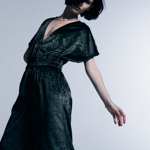 Jumpsuit Aure Velvet Olive