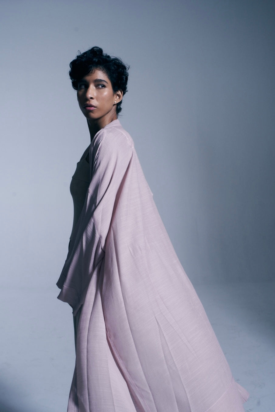 Kimono Rizpah Navy Flowers