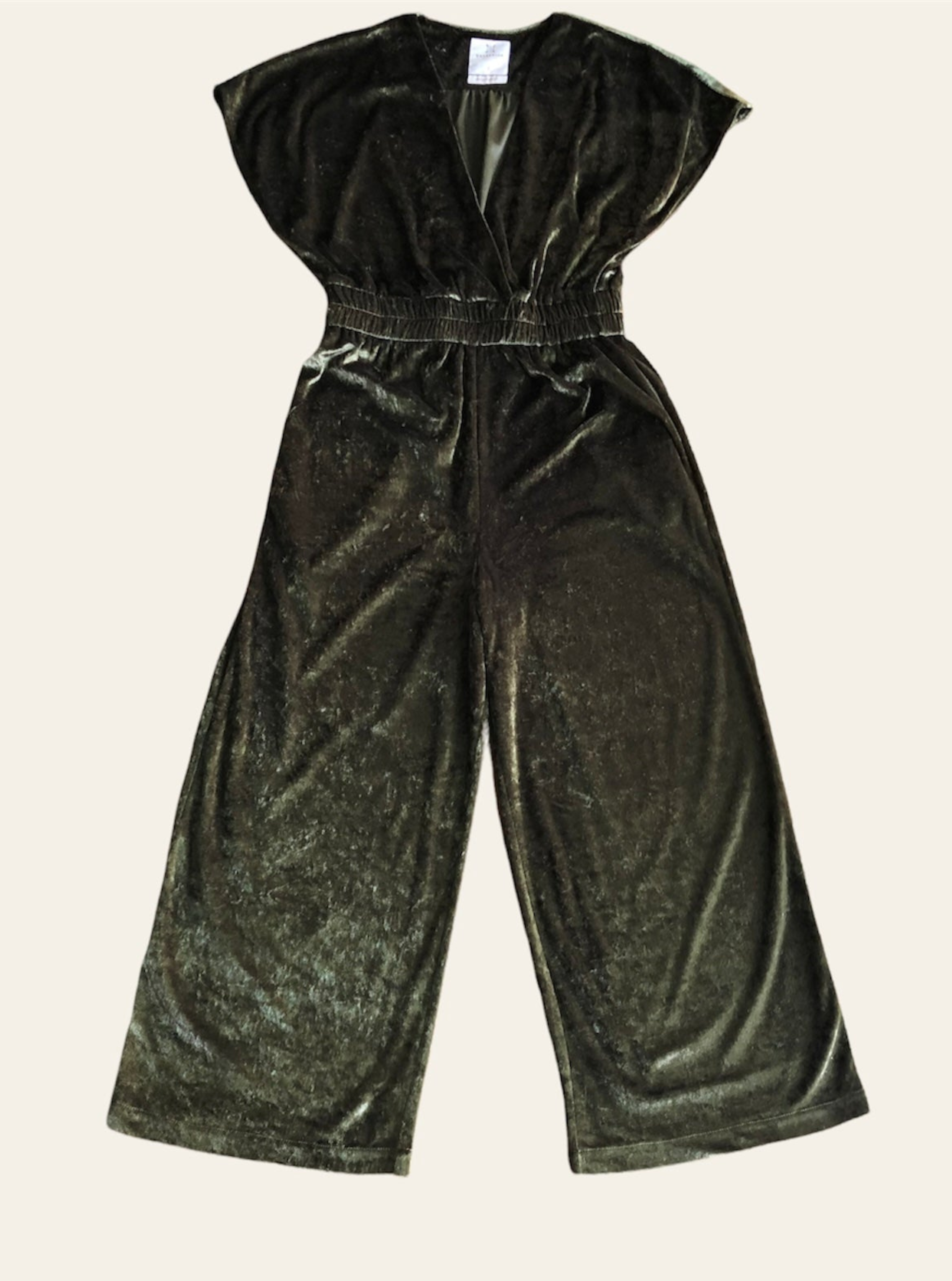 Jumpsuit Aure Velvet Olive