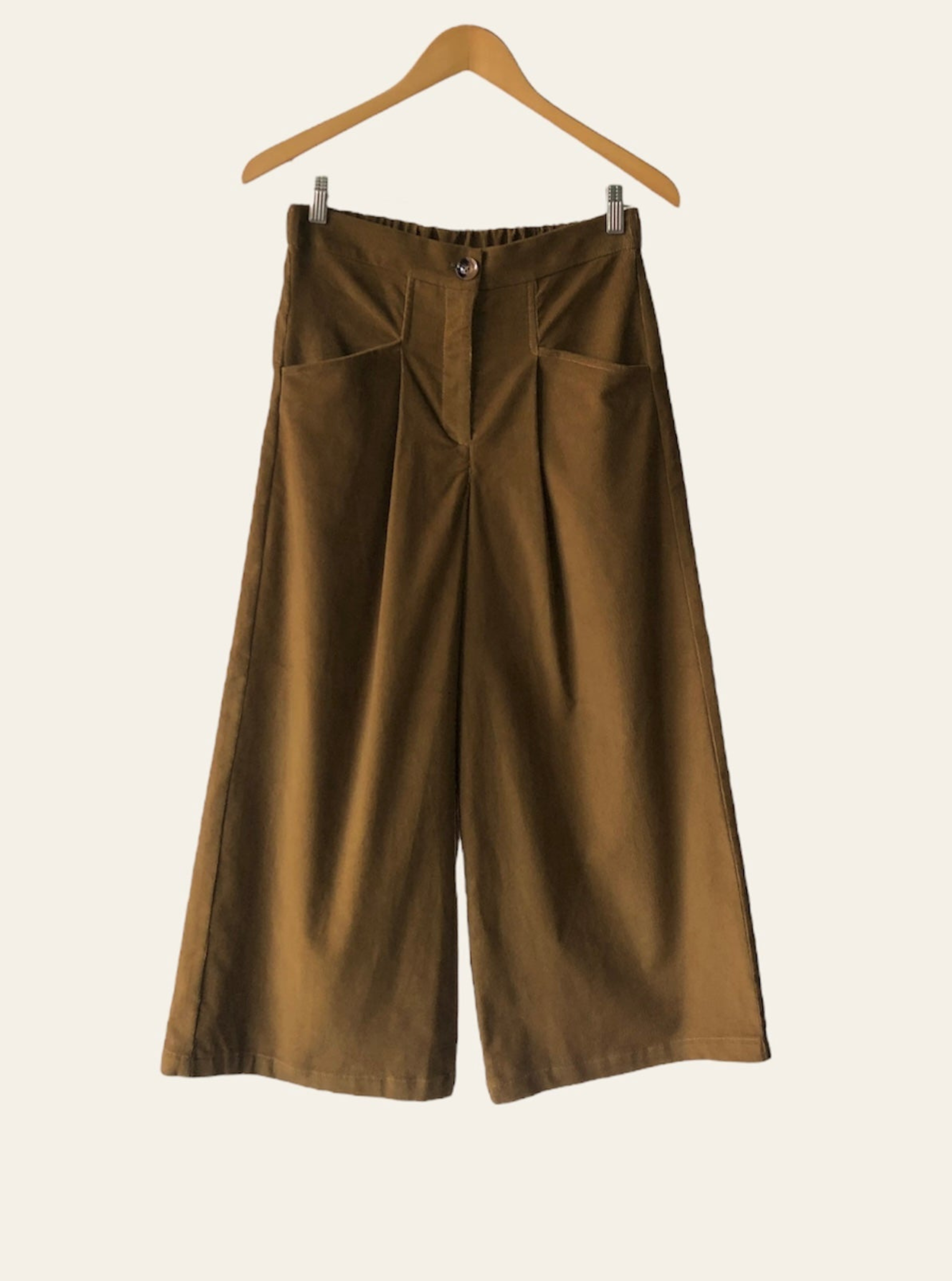 Pant Culotte Violeta Corduroy Peanut