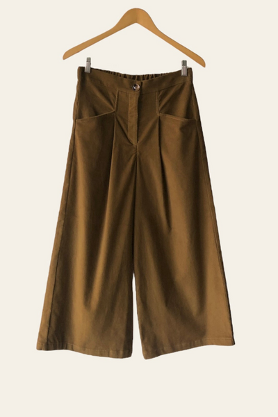 Pant Culotte Violeta Corduroy Peanut