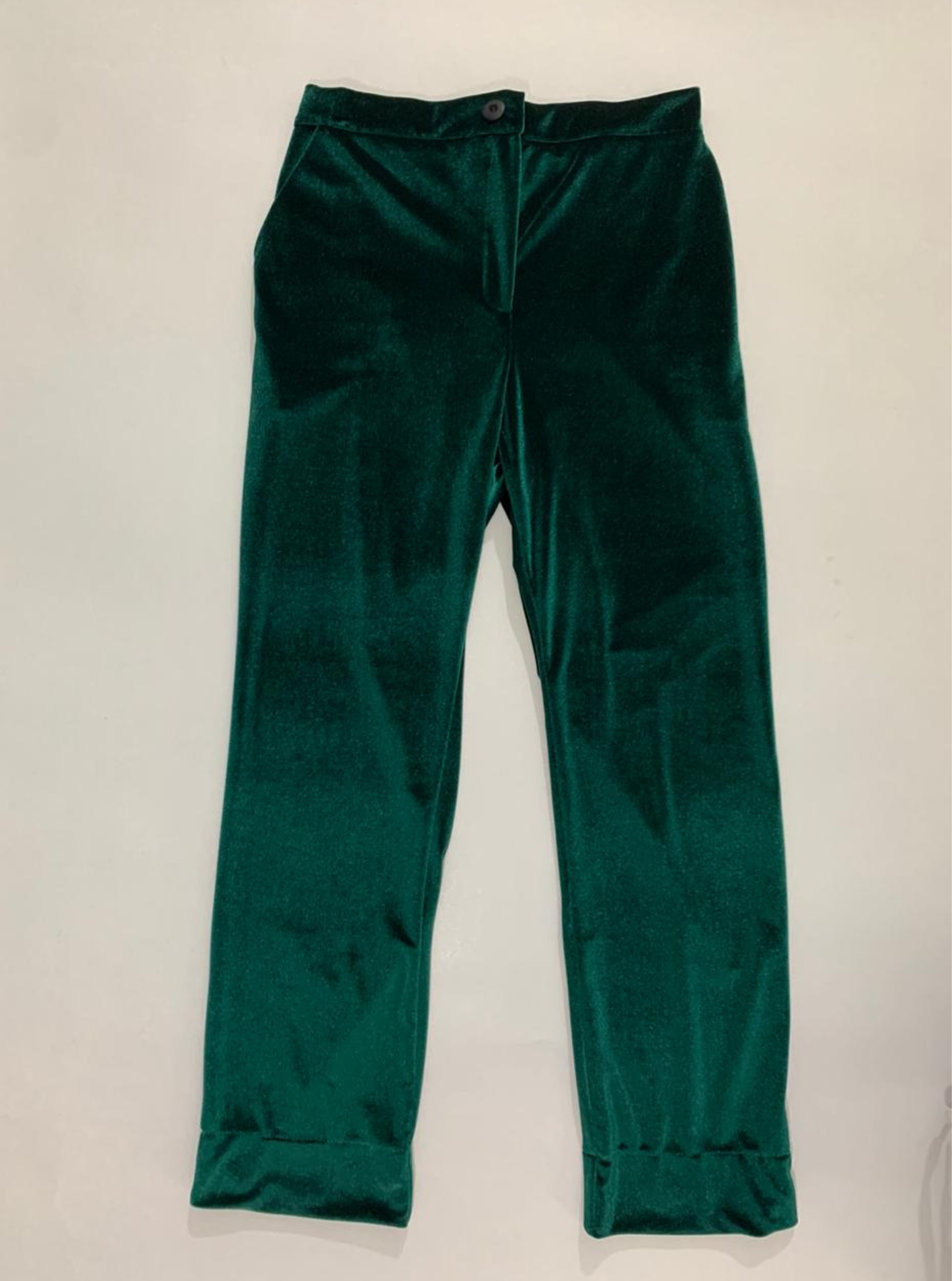 Pant Theodosia Velvet Green