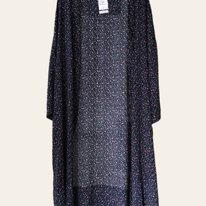 Kimono Rizpah Navy Flowers