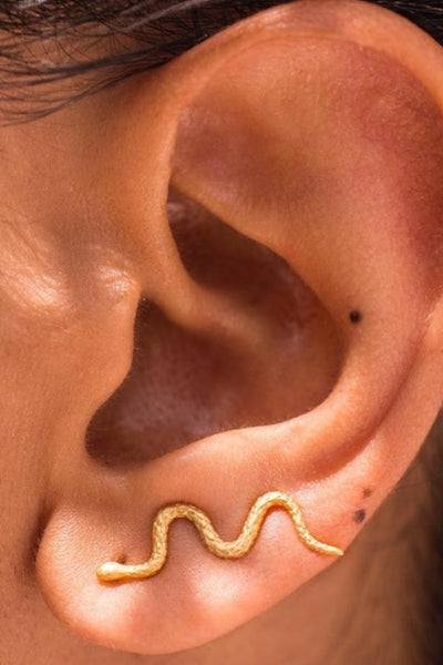 Feathered Serpent Earrings