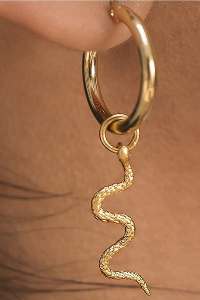 Feathered Serpent Hoops