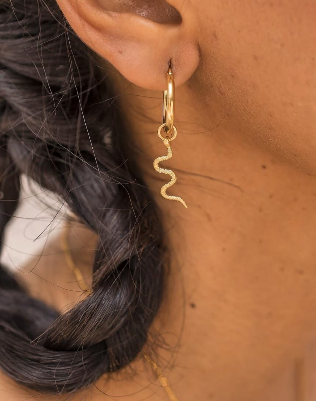 Feathered Serpent Hoops