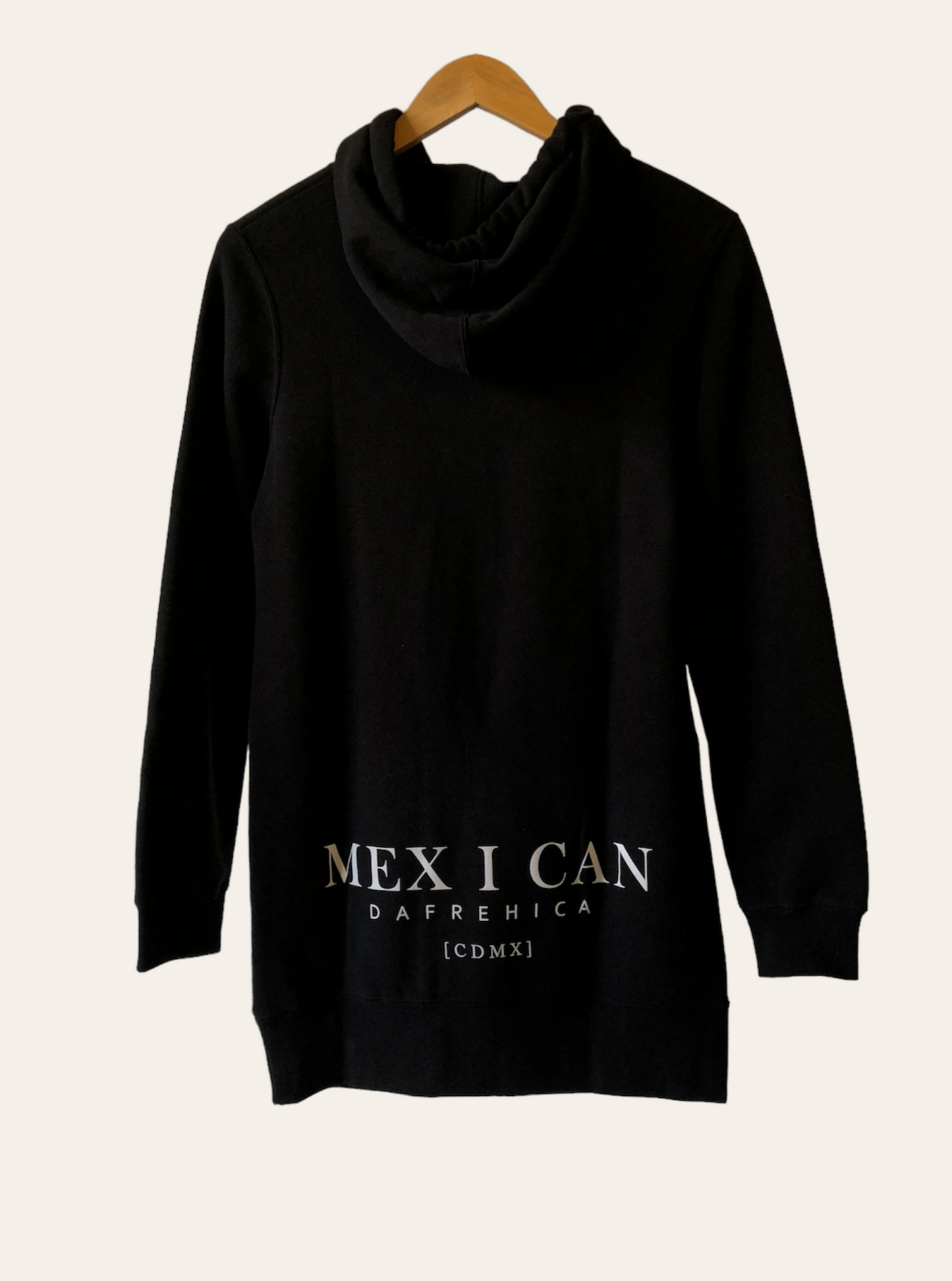 Hood dress women’s black MEX I CAN