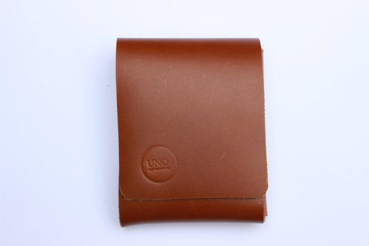 Upright wallet  brown