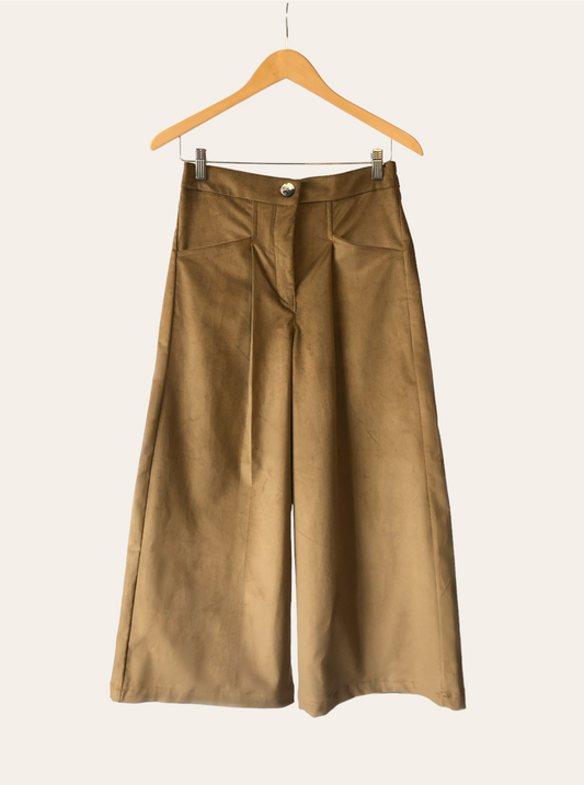 Pant culotte Violeta corduroy camel