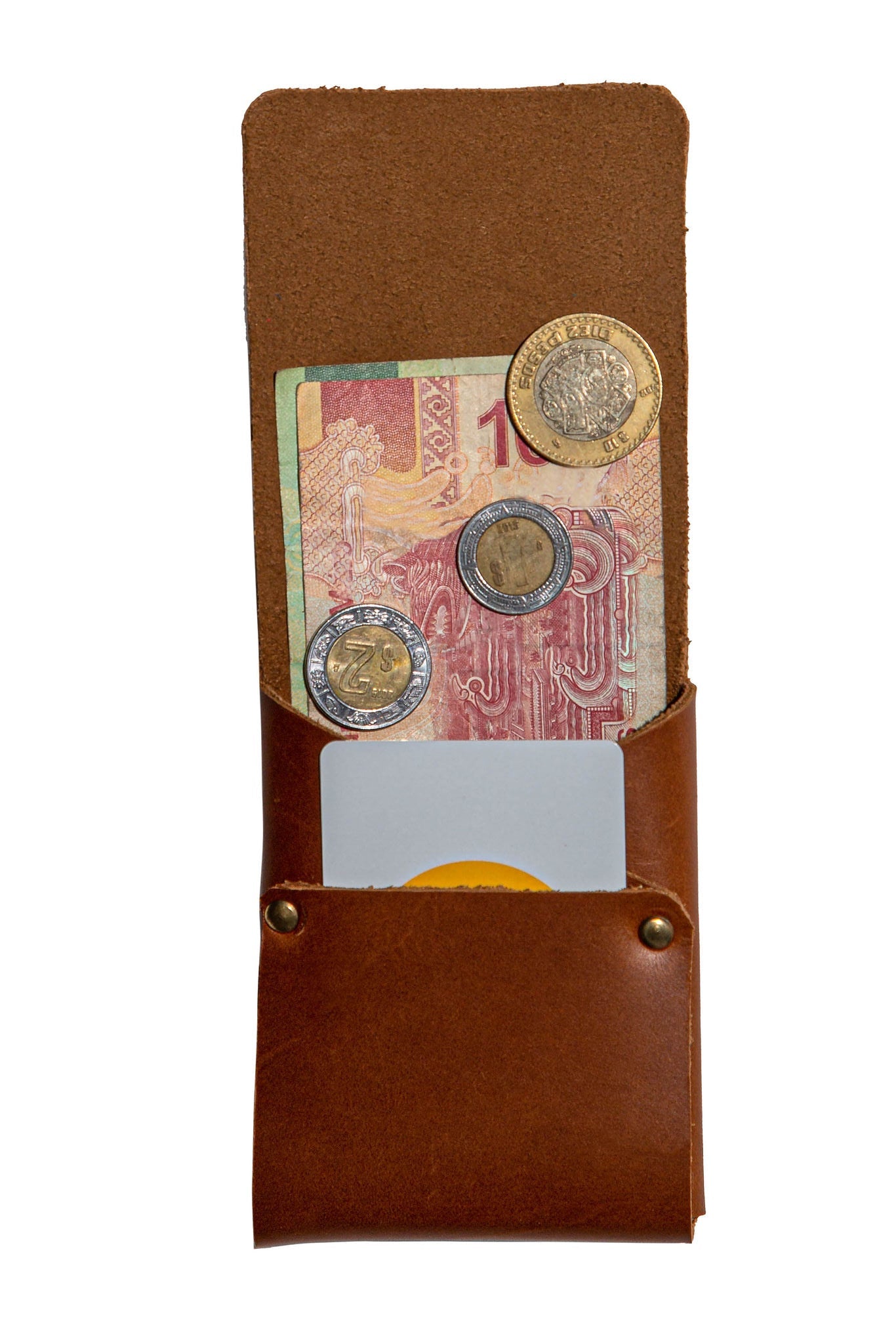 Upright wallet UNO mauve